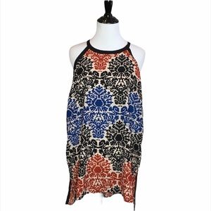 Misia Bold Print Sleeveless Tunic - Size- XL